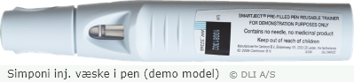 Simponi inj. væske i pen (demo model)