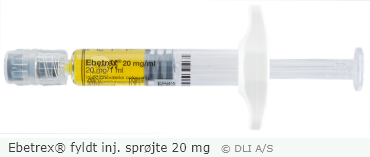 Ebetrex® fyldt inj. sprøjte 20 mg