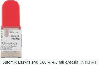 Bufomix Easyhaler® 160 + 4,5 mikg/dosis
