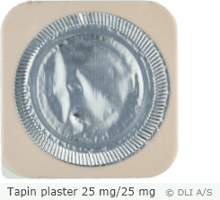 Tapin plaster 25 mg/25 mg