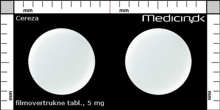 filmovertrukne tabletter 5 mg 