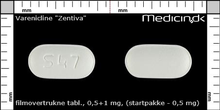 filmovertrukne tabletter 0,5+1 mg (Startpakke - 0,5 mg)